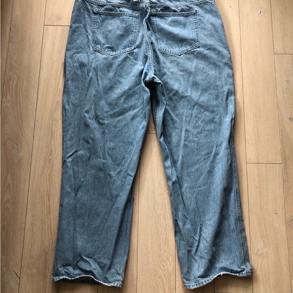 Abercrombie & Fitch Denim Overalls in Light Blue Size XL - Picture 10 of 12
